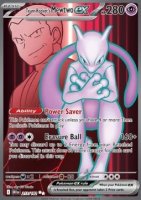 EK GRADED Team Rockets Mewtu ex (DRI 213) Beckett 9