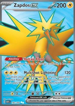 EK Zapdos ex (MEW 192) [MEW] #192 DE