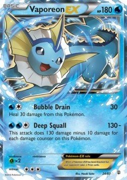 EK Vaporeon EX (GEN 24) [GEN] #24 DE