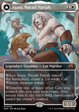 EK Ajani, Ausgestoßener der Nacatl // Ajani, Rächer der Nacatl (V.1) [V.1] #442 EN