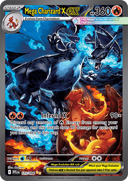EK GRADED Mega Glurak X ex (PFL 125) [PFL] #125 DE AOG 10