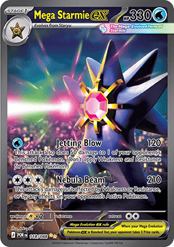 EK Mega Starmie ex (POR 118) DE