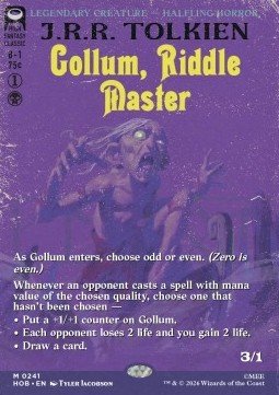 EK Gollum der Rätselmeister (V.1) [V.1] #241