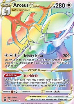 EK GRADED Arceus VSTAR (BRS 176) [BRS] #176 DE PSA 8