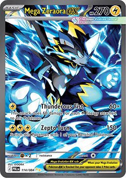 EK Mega Zeraora ex (PBL 114) DE
