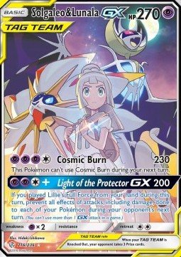 EK GRADED Solgaleo & Lunala GX (CEC 216) [CEC] #216 DE GSG 9