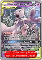 EK Mewtwo & Mew GX [WCD19] #UNM 71 EN