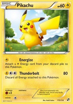 EK Pikachu [BLW] #115 DE
