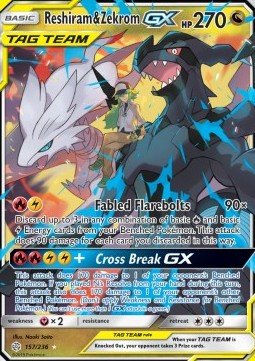 EK Reshiram & Zekrom GX (CEC 157) [CEC] #157 DE