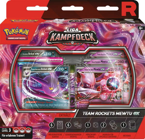 Liga Kampfdeck Team Rockets Mewtu EX